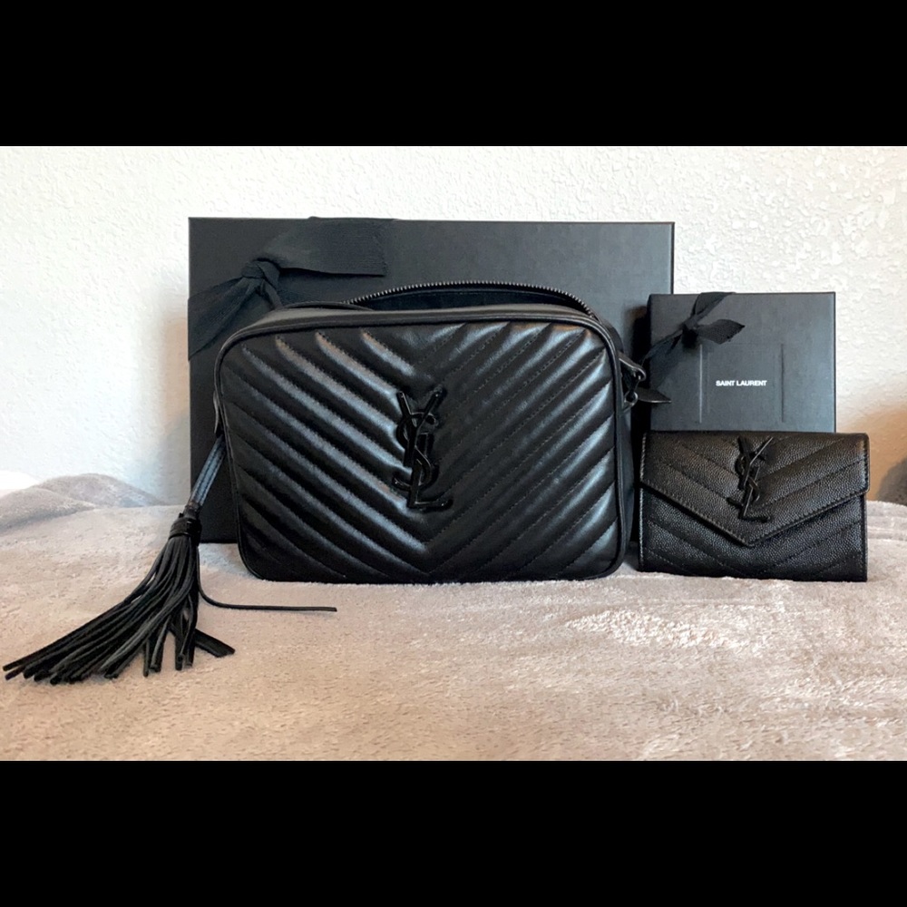 ✨💕YSL Lou Camera Bag & Card Case(NEW)💕✨